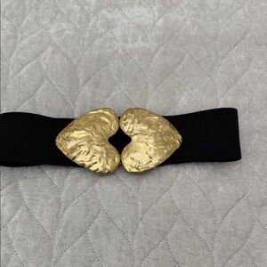 Gold Heart Black Belt